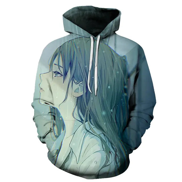 3D Printed Men's Oversized Hoodie Pullover (4XL)