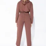 CROPPED HOODIE JOGGER LOUNGE SET